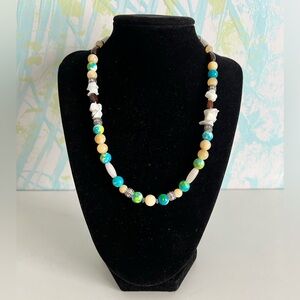 Beach Please Gemstone Necklace by JILpeaces